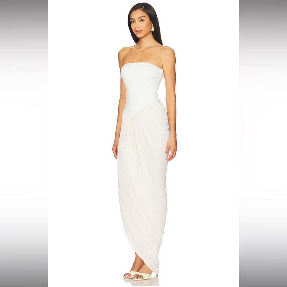 Camila Coelho Hayes Midi Dress in Bone, xs - Picture 3 of 4